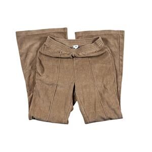 Brown flared aerie corduroy pants